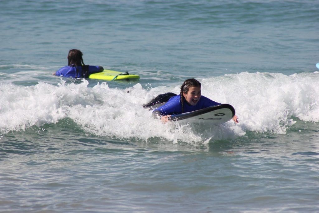 escuela de surf playa de la lanzada o grove